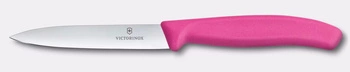 Nůž na zeleninu a ovoce Swiss Classic, hladká čepel, růžový, délka čepele 10 cm | VICTORINOX 6.7705.C1