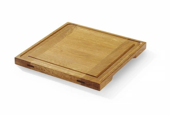 Dubové servírovací prkénko, HENDI, 270x270x(V)20mm | HENDI 505472