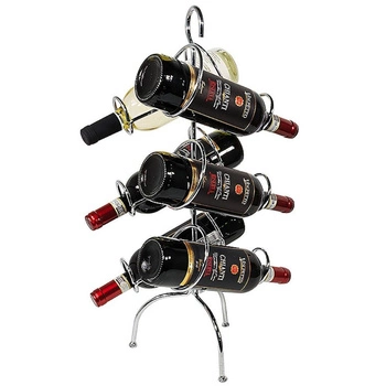 Stojan na 6 lahví na víno, výška 57 cm | CONTACTO 2388/006