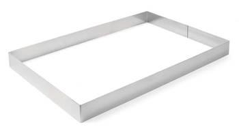 Obdélníkový ráfek na pečivo a cukrářské výrobky 38,5x28,5 cm | HENDI 512418