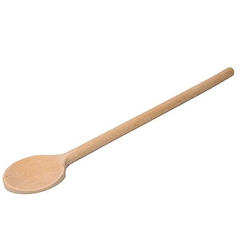 Dřevěná kulatá lžíce na teflonové pánve, délka 40 cm | CONTACTO 833/040