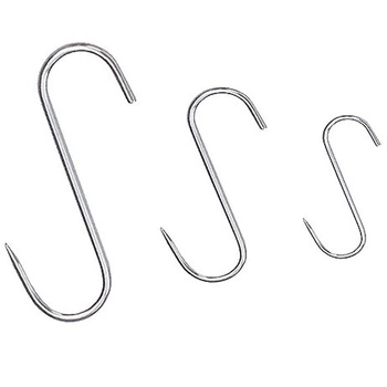 Řeznické háky z nerezové oceli 100 mm | CONTACTO 485/100