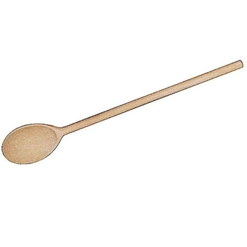 Dřevěná oválná lžíce na teflonové pánve, délka 25 cm | CONTACTO 832/025