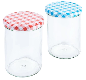Sklenice s víčkem 435 ml sada 6 kusů | CONTACTO 2705/440
