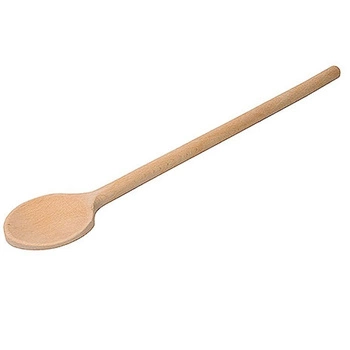 Dřevěná kulatá lžíce na teflonové pánve, délka 36 cm | CONTACTO 833/036