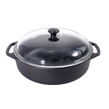 Litinový hrnec s poklicí, 28 cm, 5,5 l, vysoký | CONTACTO 5779/320