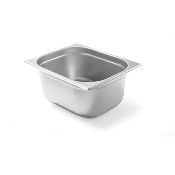 GN 1/2 velikost 15 cm hluboká nerezová nádoba BUDGET LINE | HENDI 800348