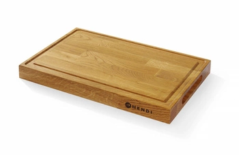 Dubové servírovací prkénko 420x280x(V)40mm | HENDI 505489