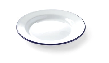 Smaltovaný mělký talíř - ø 24 cm | HENDI 621233