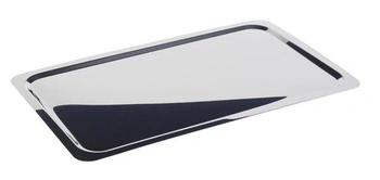 Podnos PROFI LINE, GN 1/1, leštěný, z nerezové oceli, 53x32,5x1 cm | APS 11110