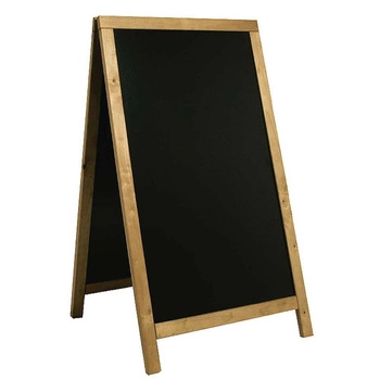 Samostatně stojící dřevěná tabule, 71x125 cm | CONTACTO 7695/123