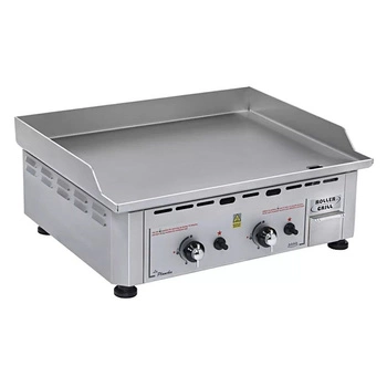 Plynová dvouzónová grilovací deska s ocelovou deskou | ROLLER GRILL PSI 600 G