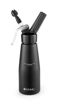 Šlehačkový sifon 0,5 l Kitchen Line černý | HENDI 588420