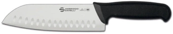 Nůž Santoku s vroubkováním Supra, délka 32 cm | AMBROGIO SANELLI S350.018
