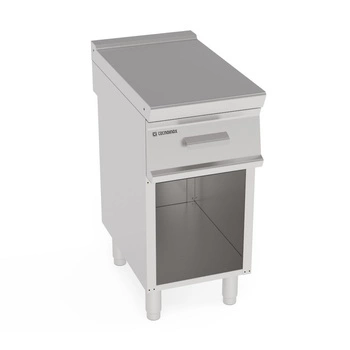 Pracovní deska se zásuvkou GN1/1 s podstavcem Tecno74 40x70x90 cm | TECNOINOX 796703