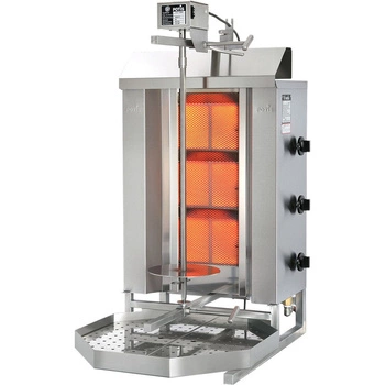 Gyros (kebab) plynový, 3 topná pole, do 40 kg | POTIS GD-3