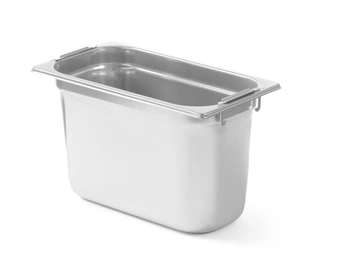 GN 1/3 hrnec 20 cm hluboký s výsuvnými držadly PROFI LINE | HENDI 803509