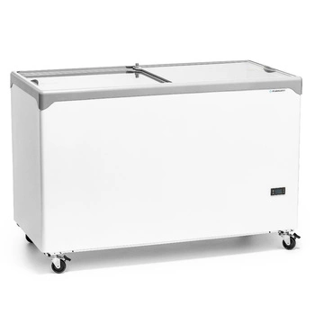 Mrazicí box s plochým skleněným oknem, objem 394 litrů FORGAST FG08500