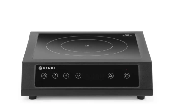 Indukční varná deska 3500 D XL, černá, 3.5 kW, 230 V | HENDI 239957