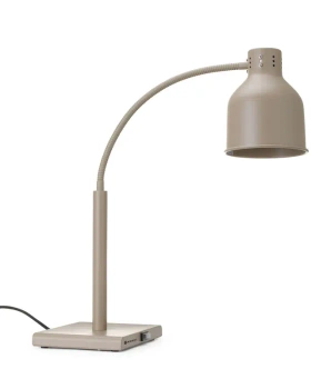 Lampa na ohřívání pokrmů, ohebná, béžová, 220-240V/250 W, 26.8x20.3x66 cm | HENDI 273739