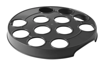 Nosič na sklenice s pivem, černý, ⌀31.5x(V)3.5 cm | BARUP 696217