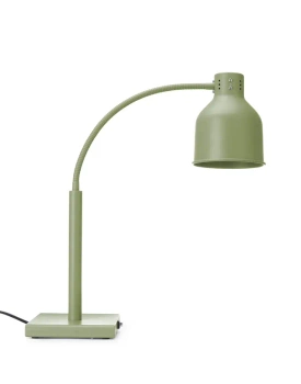 Lampa na ohřívání pokrmů, ohebná, zelená, 220-240V/250 W, 26.8x20.3x66 cm | HENDI 273746