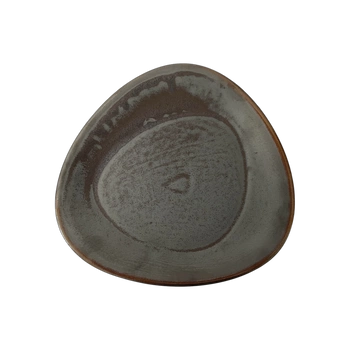 Mělký talíř Delta Cristall hematit 26 cm | KERA CERAMIKA 15.3.HEMATIT