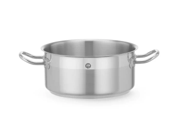 Nerezový nízký hrnec Profi Line, 2,8 l, průměr 20 cm, výška 9 cm | HENDI 830147