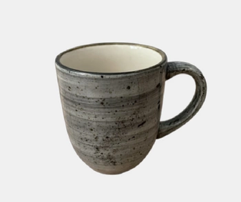 Hrnek Bell Still Rustick šedý 0,3 l | KERA KERAMIKA 1.6.RUSTIC ŠEDÝ