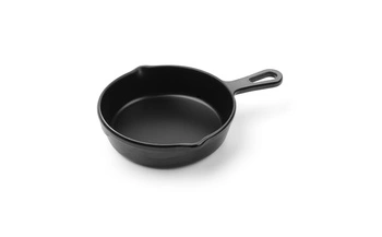 Černý mini kastrol Little Chef mini śr. 12,1 cm | HENDI 564509