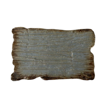 Obdélníkový mělký talíř Moku topaz 30 x 18 cm | KERA CERAMIKA 16.2.TOPAZ