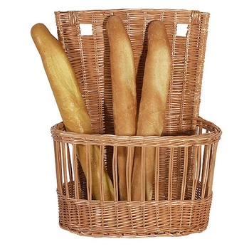 Oválný košík na bagety, proutí, 50x27x61 cm | CONTACTO 4882/500