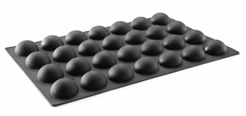 Silikonová forma SEMI-SPHERE, 60x39,5x(H)3,5 cm | HENDI 677216