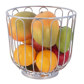 Koš na ovoce nebo pečivo, kulatý, 21,5 cm, 20 cm výšky | CONTACTO 2077/200