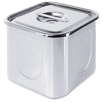 Nádoba na potraviny z nerezové oceli, 2,5 l, 14x14x14 cm | CONTACTO 310/014