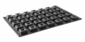 Silikonová forma SQUARE, 57x37,5x(H)2,5 cm | HENDI 677261