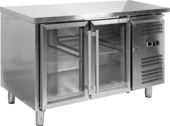 Chladicí stůl 2dveřový prosklený | YATO YG-05252