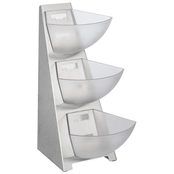 Bufetový stojan, třípatrový MULTITRACK, 28x19.5x41 cm | APS 11444