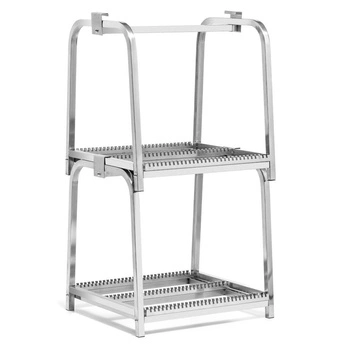 Odkapávací stojan na nádoby a tácy GN 1/1 60x55x113 cm | FORGAST FG15129