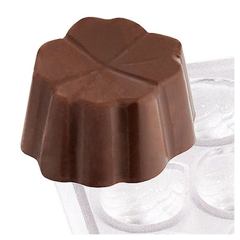 Forma na čokoládu jetel, 27.5x13.5x2.5 cm | CONTACTO 6751/006