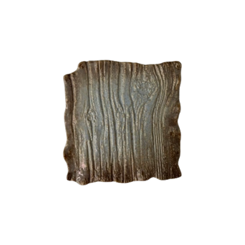 Obdélníkový mělký talíř Moku topaz 21 x 21 cm | KERA KERAMIKA 16.3.TOPAZ