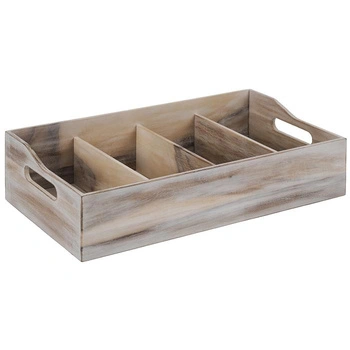 Box na příbory VINTAGE, bílý, 51x28x13 cm | APS 11951