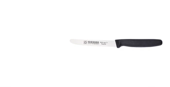 Univerzální nůž s vlnitým ostřím - 11 cm, černý | GIESSER MESSER 8365 wsp 11