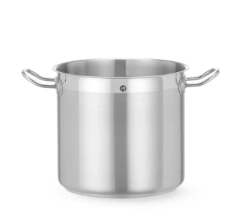 Hrnec z nerezové oceli vysoký bez poklice, Profi Line, 9,8 l, průměr 24 cm, výška 22 cm | HENDI 830543