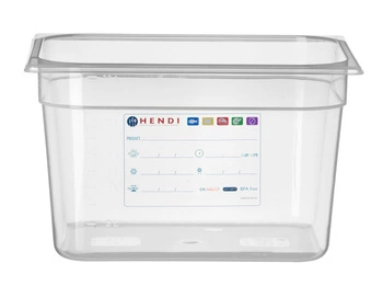HACCP polypropylen GN 1/2 hrnec 20 cm hluboký HENDI 880159