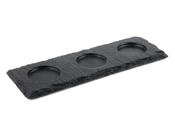 Deska na prezentaci jídel z břidlice MORRA 28x10x0,9 cm | APS 987