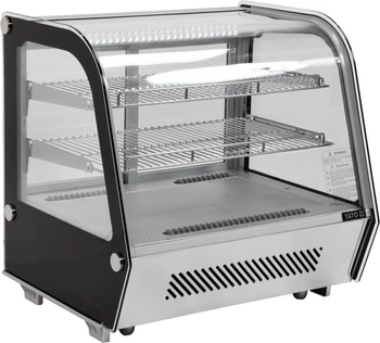 Chladicí vitrína 120 l stříbrná | YATO YG-05025