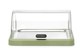 Jednoduchá chladicí vitrína roll-top Duo UNIQ navrženo Robertem Bronwasserem, zelená, 46x35x22 cm | HENDI 871966