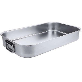 Nerezová saténová pekáč, 24 l, 62.5x37.5x9 cm | CONTACTO 141/640