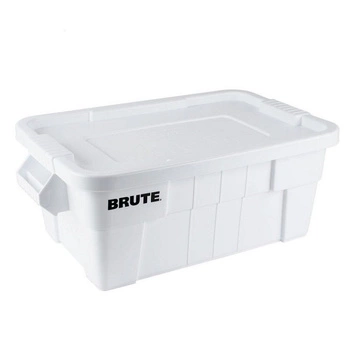 Polyethylenová nádoba na potraviny BRUTE, objem 53 l bílá RUBBERMAID 9S30-00-WHI